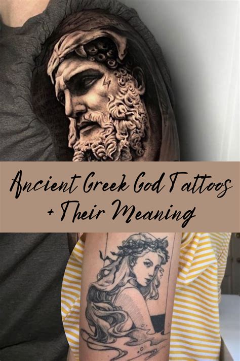 god tattoo|Greek Mythology Tattoo Ideas And Their Meanings.